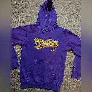 East Carolina University Pirates • Hooded Sweatshirt • Sz Medium